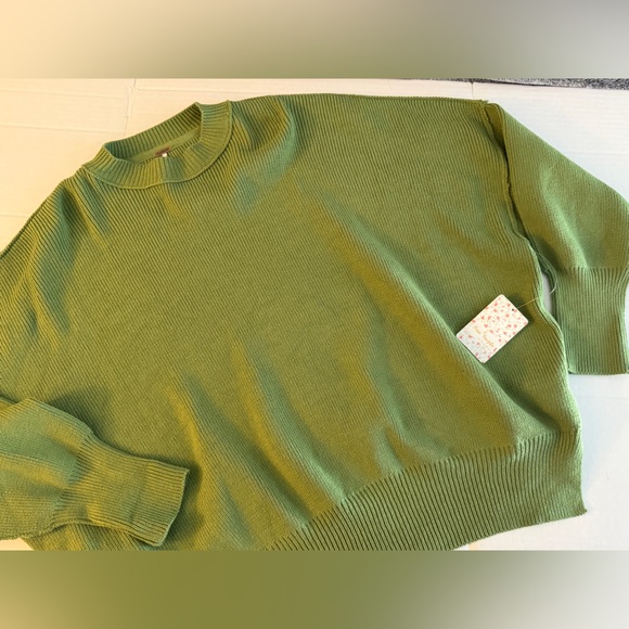 NWT Free People Easy Street tunic in green Small - Picture 2 of 6